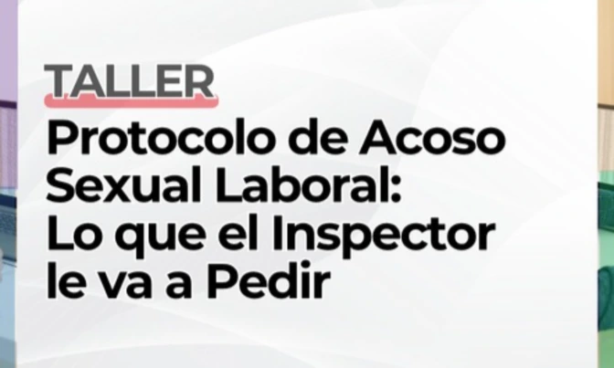 Taller: protocolo de acoso sexual laboral